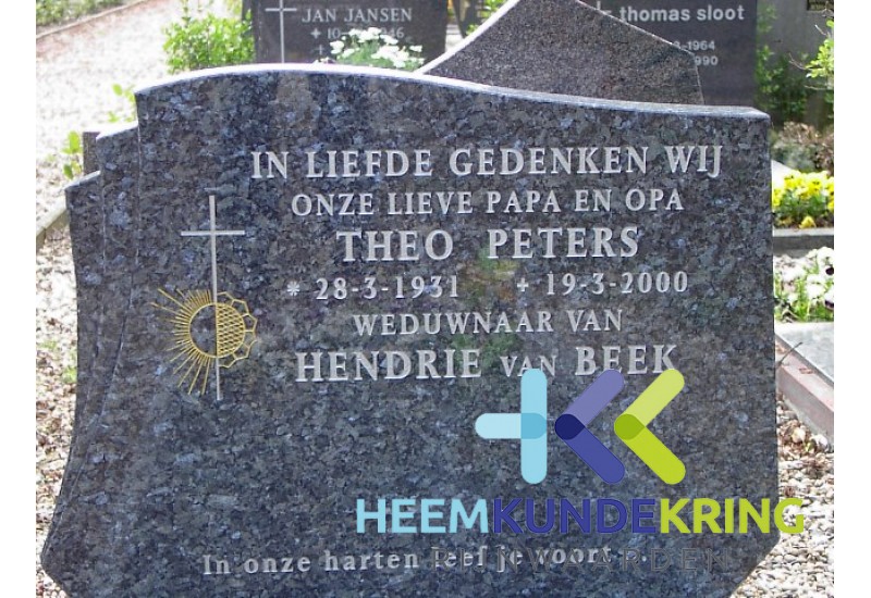 Grafstenen kerkhof Herwen Coll. HKR (322) Th.Peters